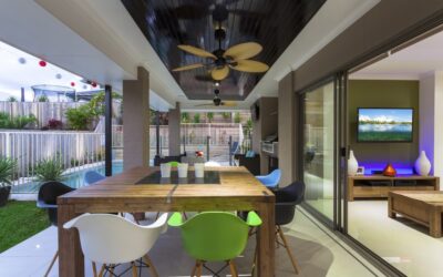 Score a Touchdown with an Outdoor TV Room and other Underdeck Design Ideas
