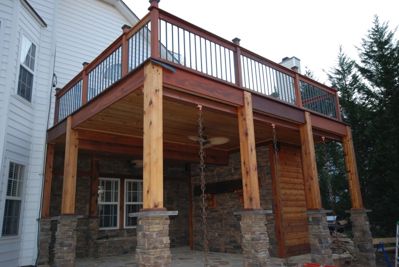 A finished under deck ceiling for under-deck drainage vs under-deck ceiling panels blog.